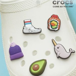 NWT Crocs Jibbitz 5 Pack Uniquely You Set